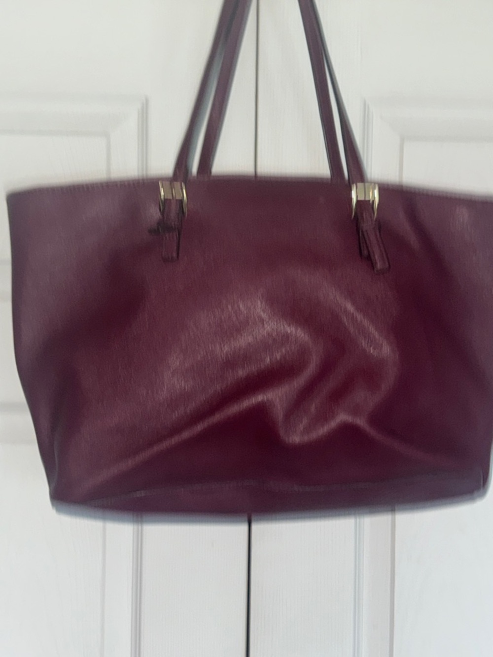 MICHAEL KORS Burgundy jet set Saffiano Leather Tote - Picture 5 of 12